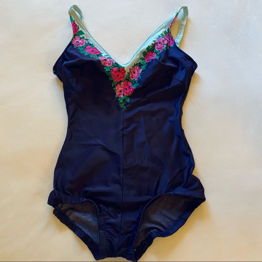 sand castle vintage 60s swimsuit 🌸 / size 10